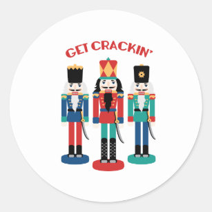 Get Crackin' Classic Round Sticker
