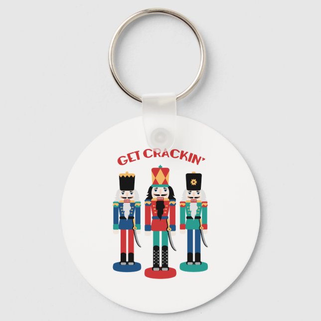 Get Crackin' Key Ring (Front)