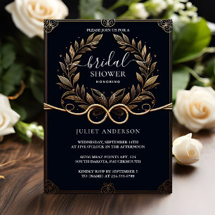 Get Cute Rope We Are Tying The Knot Bridal Shower Invitation