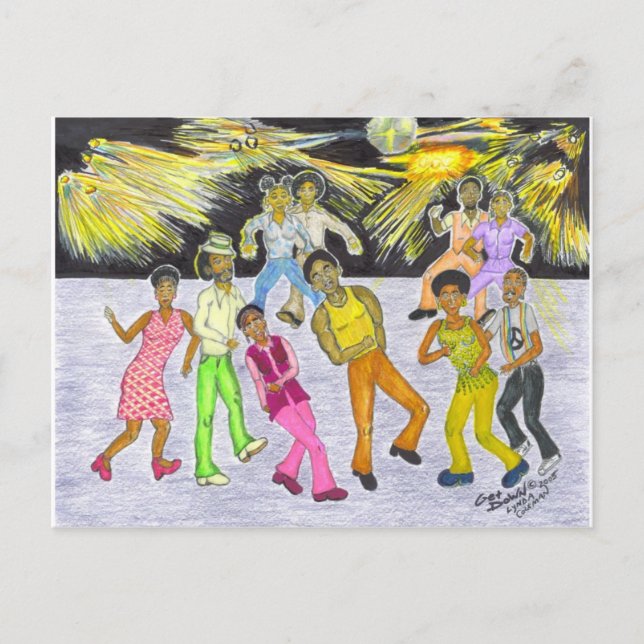 Get Down! Postcard (Front)