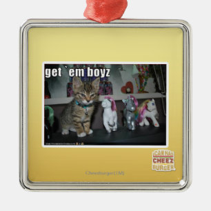 Get em boyz metal tree decoration