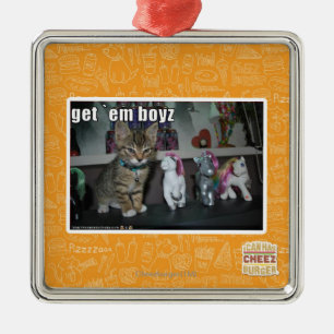 Get em boyz metal tree decoration