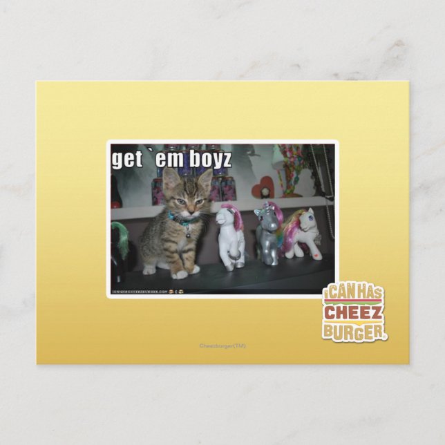Get em boyz postcard (Front)