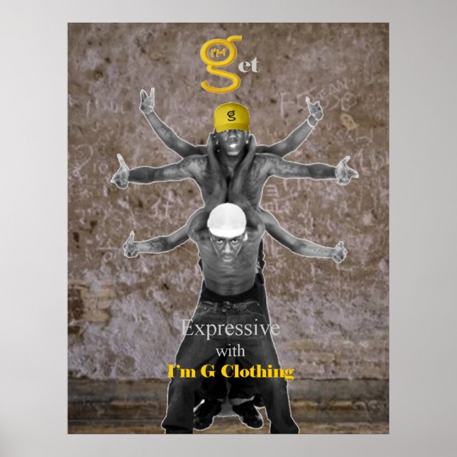 Get Expressive Poster from I'm G Clothing (Front)
