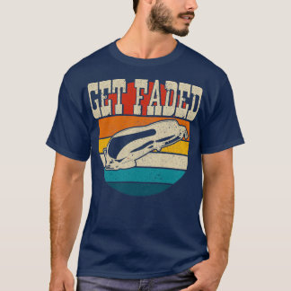 Get Faded Vintage Barber Hairstylist Hairdresser F T-Shirt