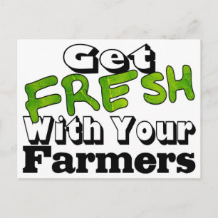 Get Farmer Fresh Postcard