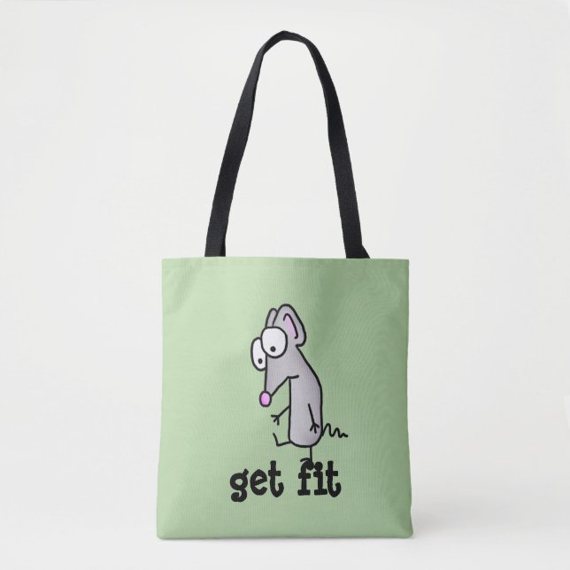 Get Fit Mouse Tote Bag (Front)