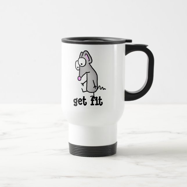 Get Fit Mouse Travel Mug (Right)