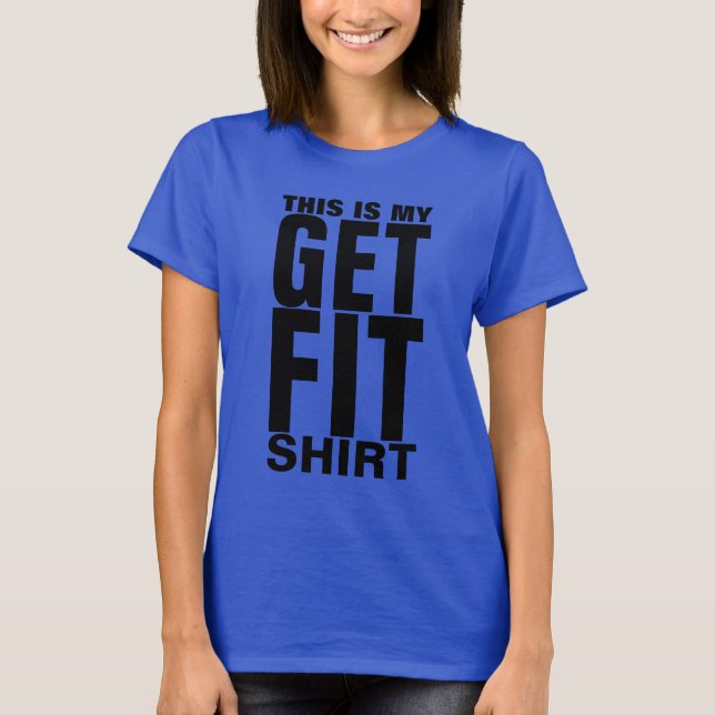 Get Fit Typography Block T-Shirt (Front)