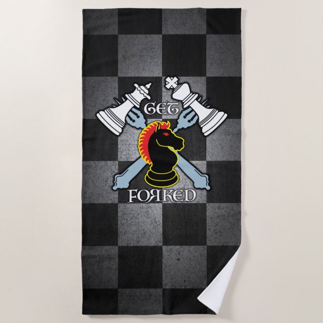 GET FORKED BEACH TOWEL (Front)