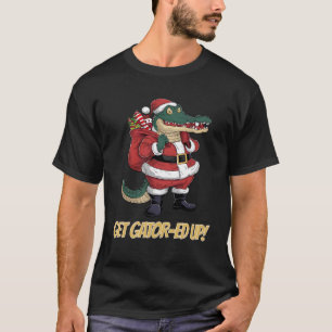 Get Gator Ed Up Alligator Christmas T-Shirt