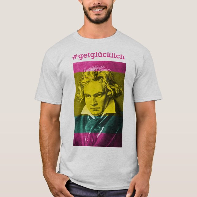 Get Glücklich Tshirt (Front)