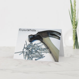 Get Hammered birthday card