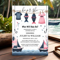 Get Hook Bait Fun Wood Fish Fishing Gender Reveal