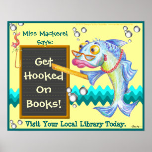Get Hooked On Books! Poster