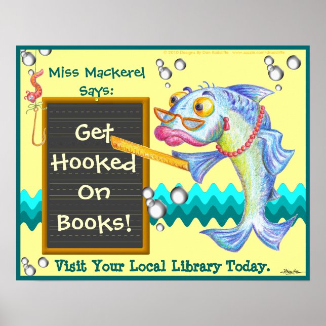 Get Hooked On Books! Poster (Front)