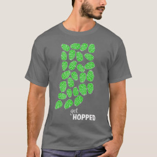 Get Hopped Indiana Craft Beer IN Breweries Gift T-Shirt