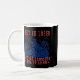 Get In Crossing The Delaware 4th July Vintage 2 Coffee Mug