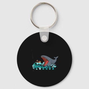 Get in doing the will of god man whale christian key ring