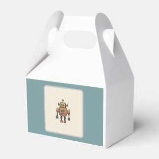 Get in Gear Robot Birthday - Small Robot Favour Box