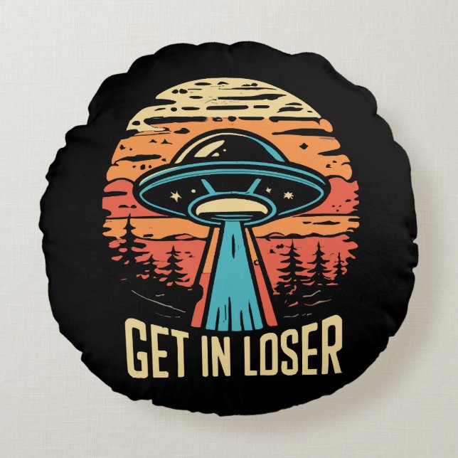 Get In loser Round Cushion (Front)
