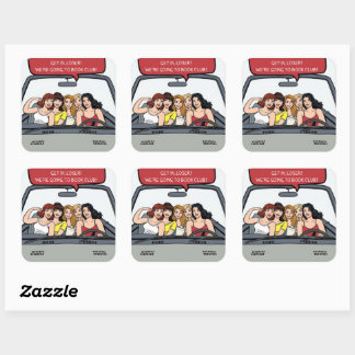 Get In Loser! We are Going to Book Club Sticker