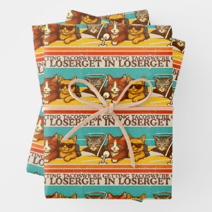 Get In Loser We're Getting Tacos Wrapping Paper Sheet