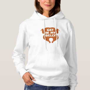 Get in my Belly Funny Thanksgiving Day Turkey  Hoodie