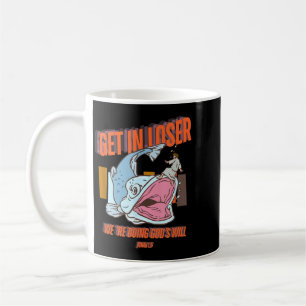 Get In Were Doing Gods Will Bible Jonah And Whale Coffee Mug
