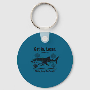 Get in we're doing god's will funny bible faith key ring