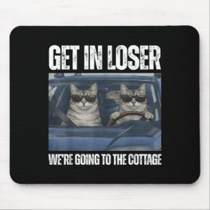Get in Were Going to The Cottage Vintage Mouse Mat