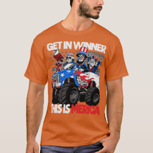 Get in Winner This is America US Presidents 4th of T-Shirt