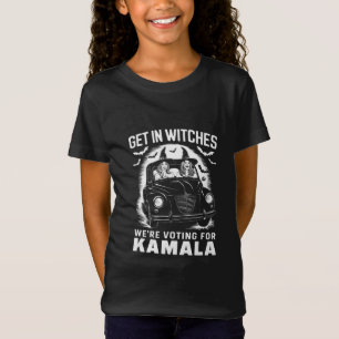 Get in Witches We're Voting for Kamala Halloween T-Shirt