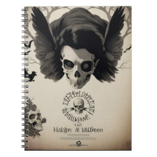 Get into the Halloween Spirit with / Crow and Skul Notebook