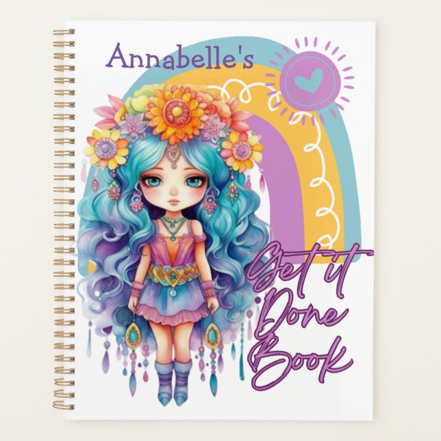Get it Done Cute Girl Planner (Front)