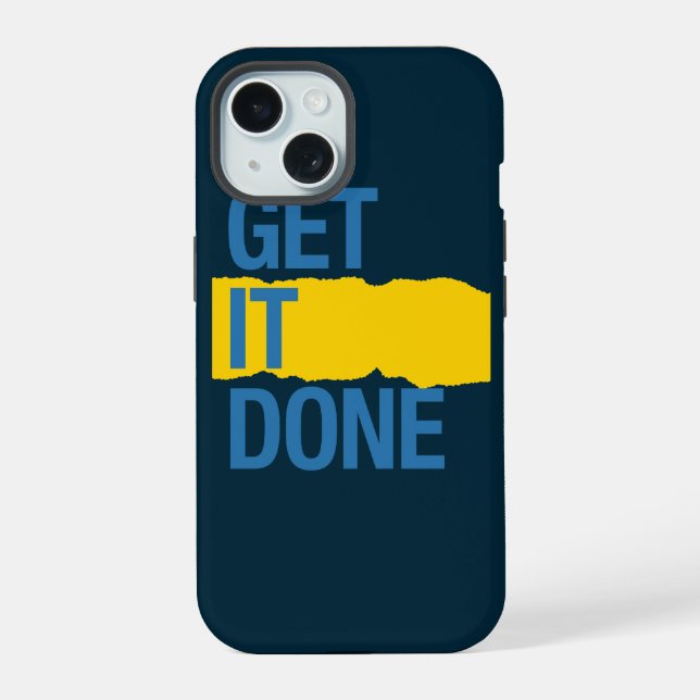 Get it done iPhone 15 case (Back)