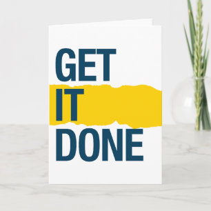 Get it done thank you card