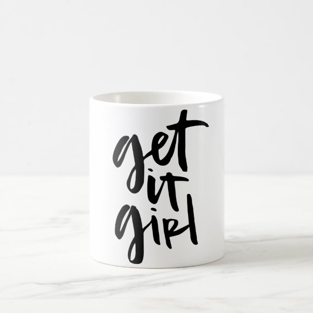 Get It Girl Handlettered Mug (Center)
