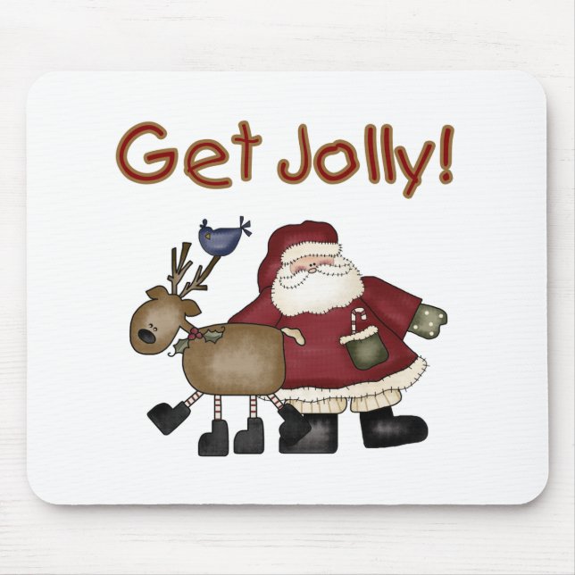 Get Jolly Mouse Mat (Front)