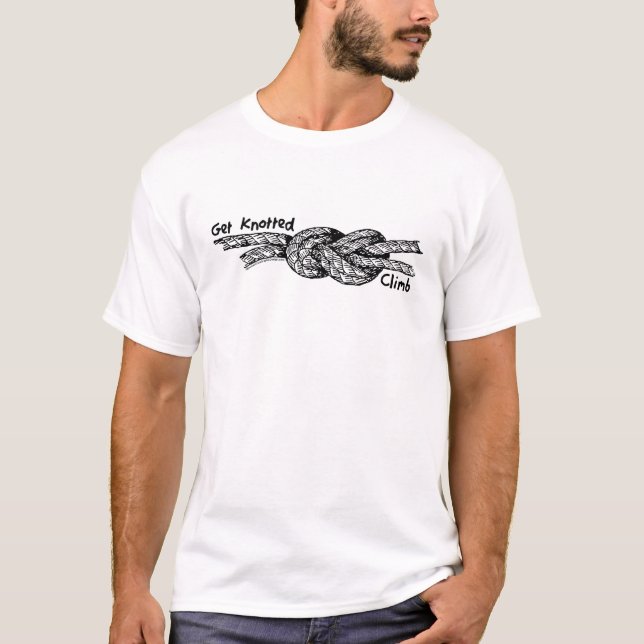 Get Knotted Rock Climbing Tee (Front)