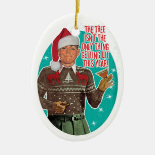 Get Lit Guy Christmas Ornament