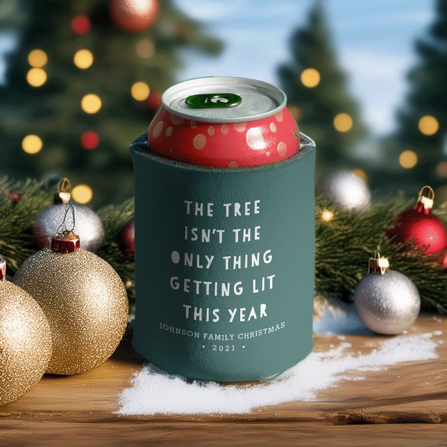 Get Lit | Personalised Christmas Can Cooler (Creator Uploaded)