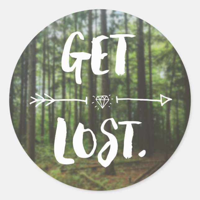 Get Lost (1.0) Sticker (Front)