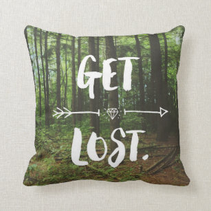 Get Lost (1.0) Throw Pillow