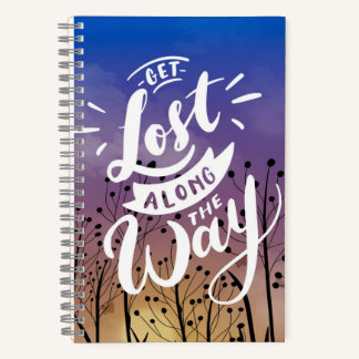 Get lost along the way notebook