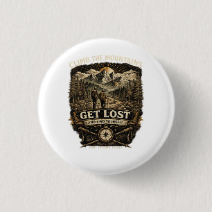Get Lost And Find Yourself 3 Cm Round Badge