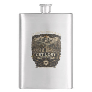 Get Lost And Find Yourself Hip Flask