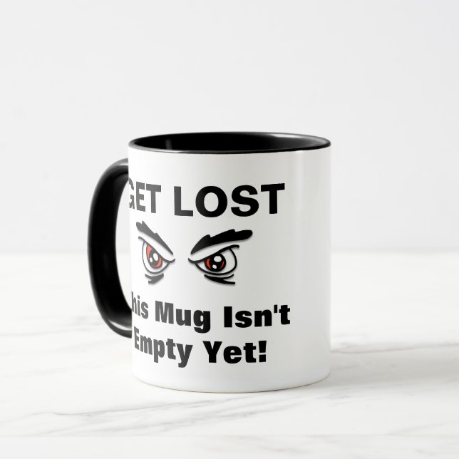 Get Lost Coffee Mug (Front Left)