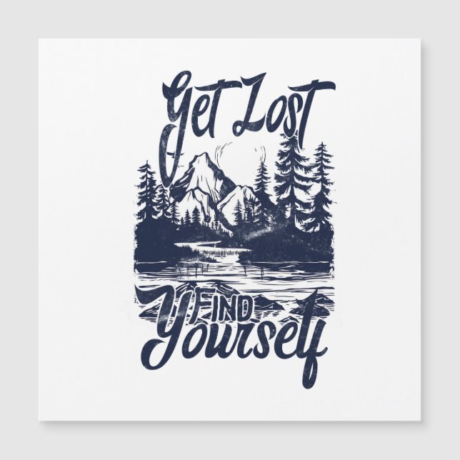 Get Lost, Find Yourself – Nature Adventure (Front)