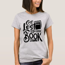 Get lost in a good book l Self inspiration black